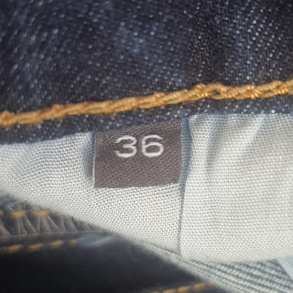 BAM Clothing 73 Zero Bamboo Denim Straight Leg Jeans Dark Blue Size 36 L32 NWT - Picture 11 of 15